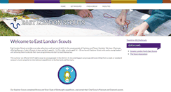 Desktop Screenshot of eastlondonscouts.org.uk